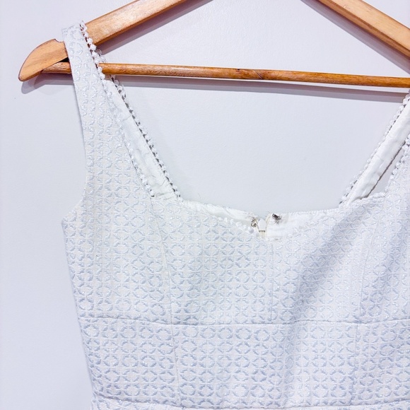 CYNTHIA CYNTHIA STEFFE Cream shiny dress - Picture 2 of 7